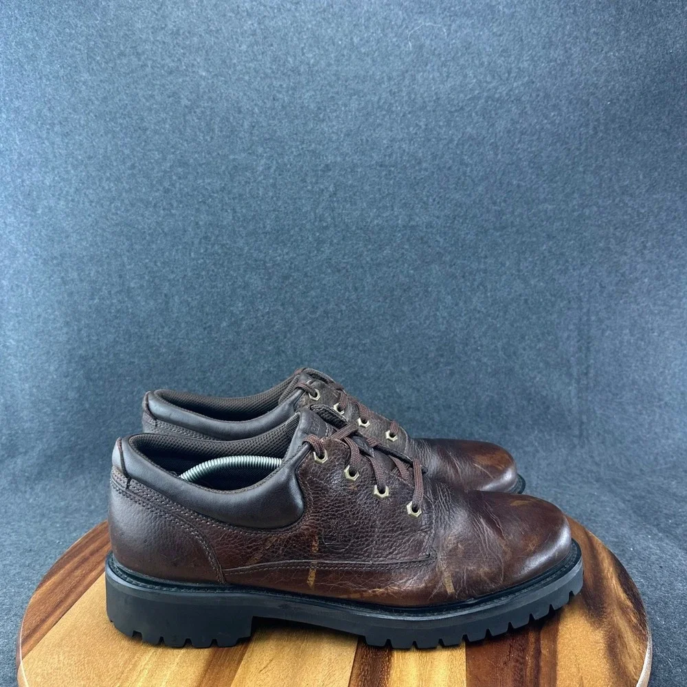 Timberland Oxfords Men's Size 14M Brown Lace Up Hiking Casual Work Leather 80500